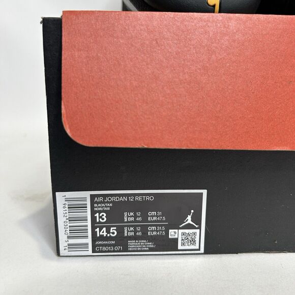 Nike Shoes Air Jordan 12 Retro “Black Taxi” 2024 main image 8